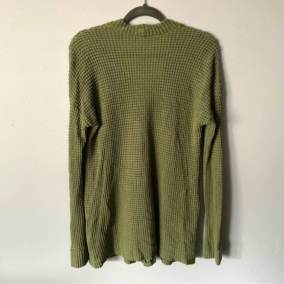 Jaide & Me Green Knit Button-Up Cardigan | Size Medium - Picture 2 of 4